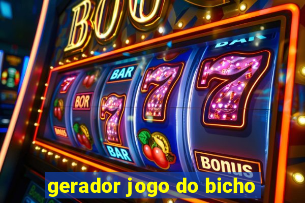 gerador jogo do bicho