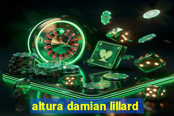 altura damian lillard