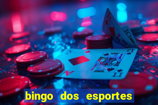 bingo dos esportes para imprimir